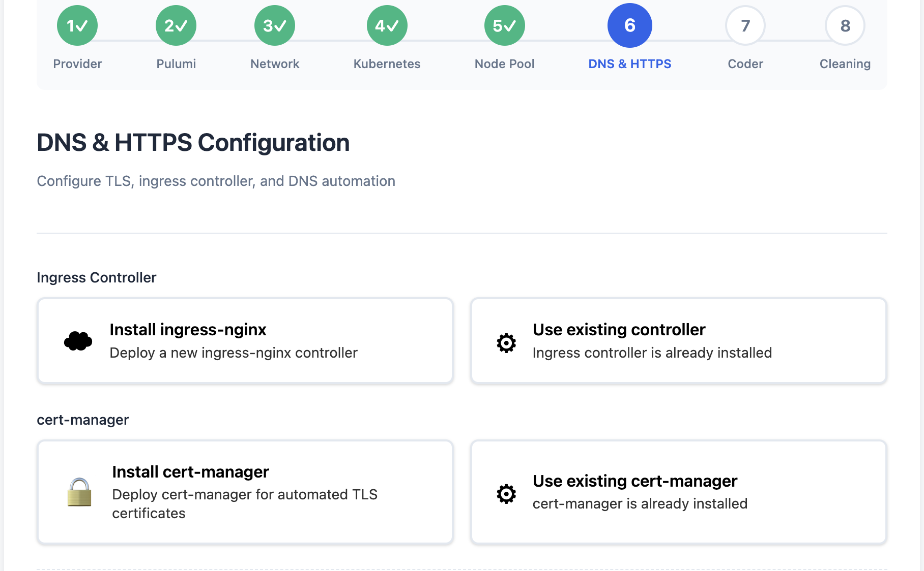 DNS configuration